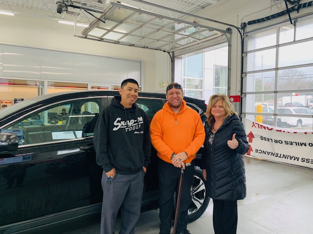 Steering Knob installed on his 2019 Honda CRV
