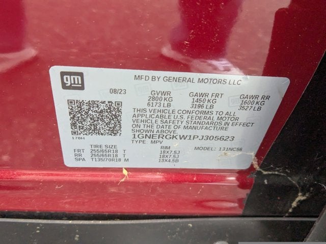 2023 Chevrolet Traverse LT Cloth - BraunAbility XI - Power In-Floor Ramp