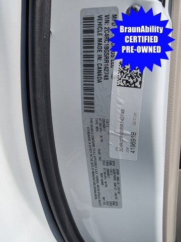 2024 Chrysler Pacifica Touring L - BraunAbility XT Power Fold-Out Ramp