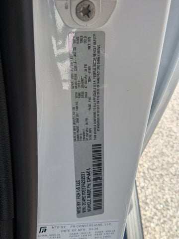 2026 Chrysler Voyager LX - Manual Rear Entry Wheelchair Conversion